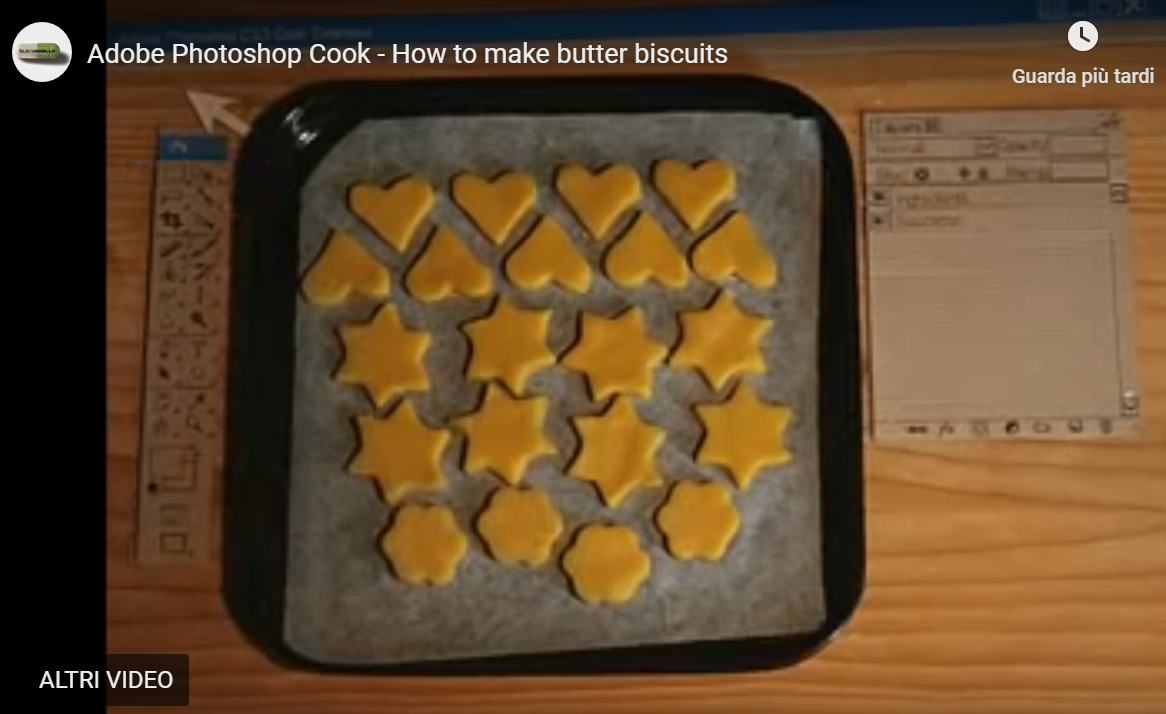 Ecco come cucinare dei biscotti con Photoshop