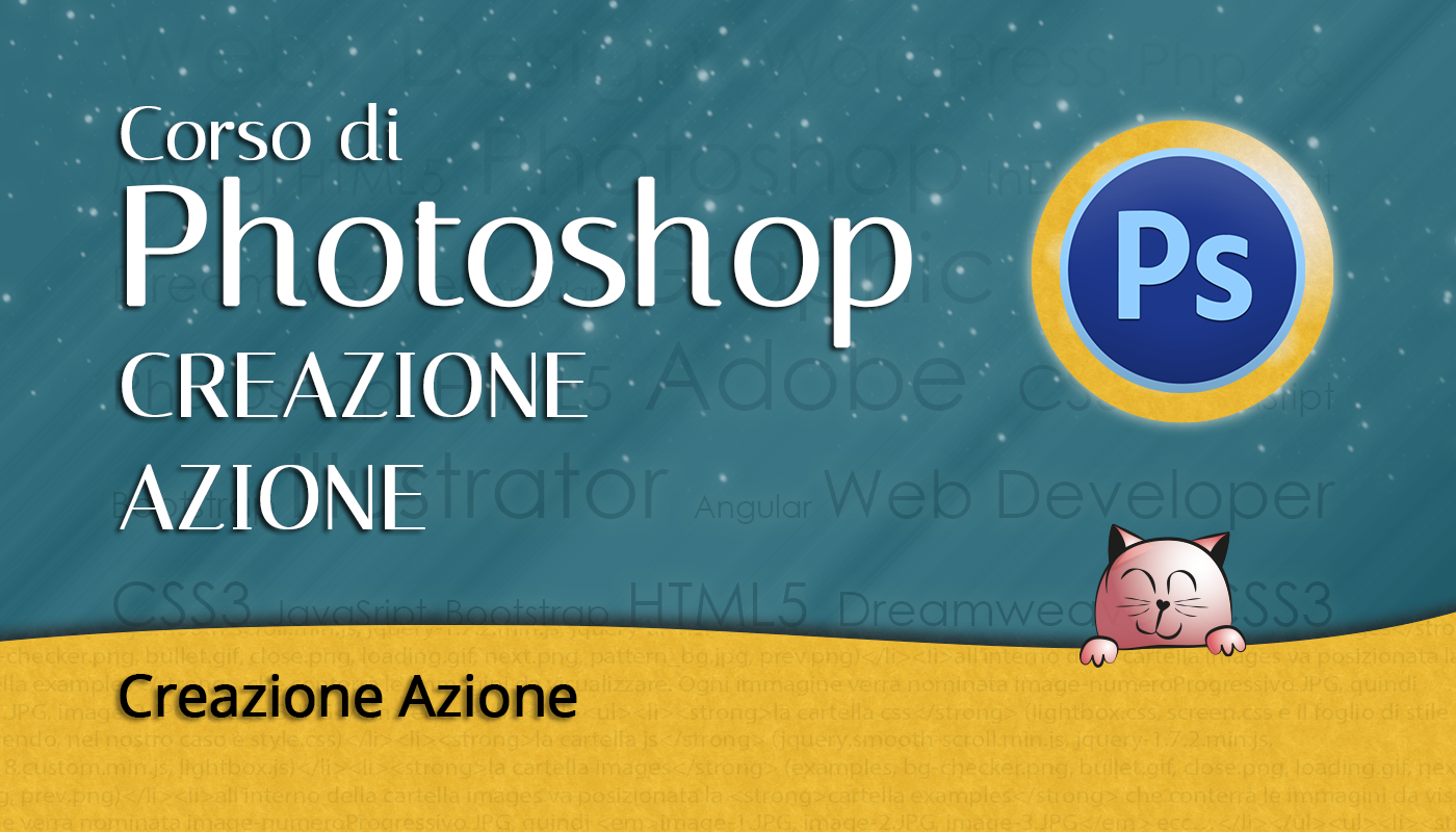 Tutorial Photoshop: Creazione Azione