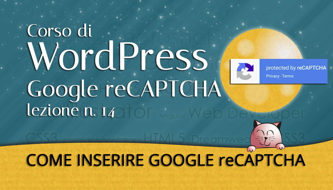 CORSO DI WORDPRESS: Google reCAPTCHA – 14