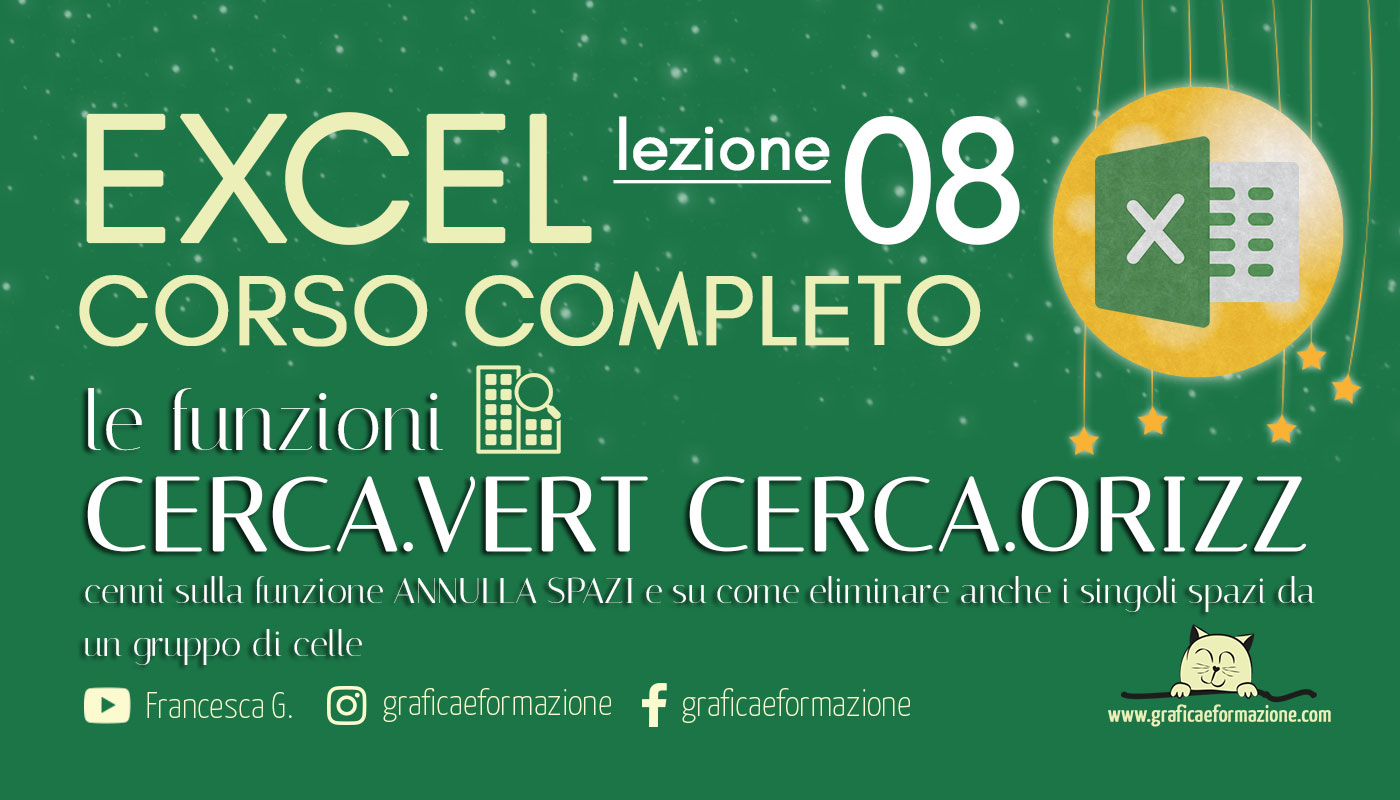 Tutorial Excel ● Cerca Verticale e Orizzontale