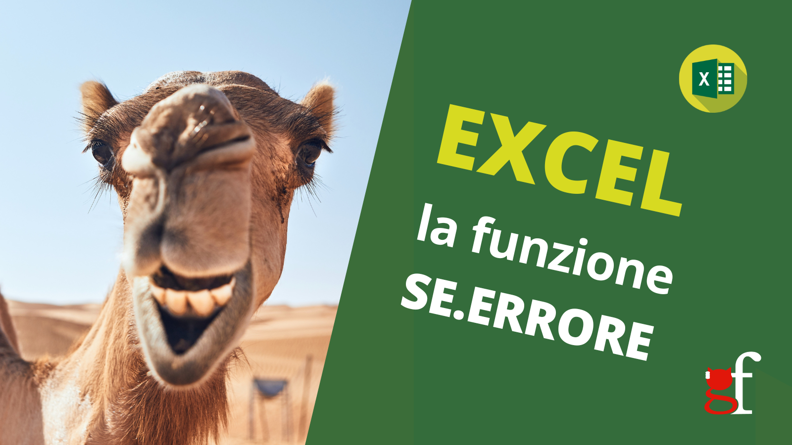Tutorial Excel: funzione SE.ERRORE