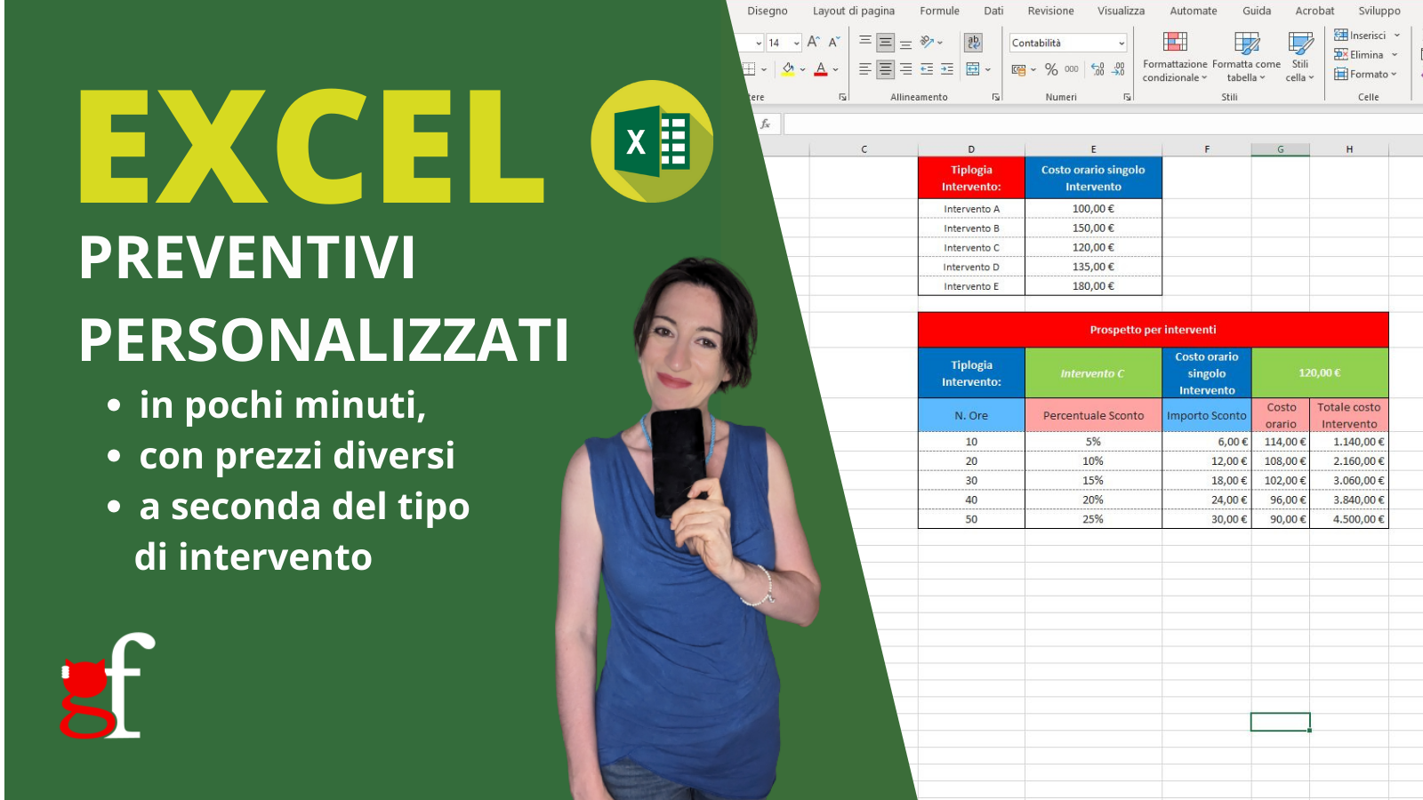 Excel: preventivo automatico e dinamico