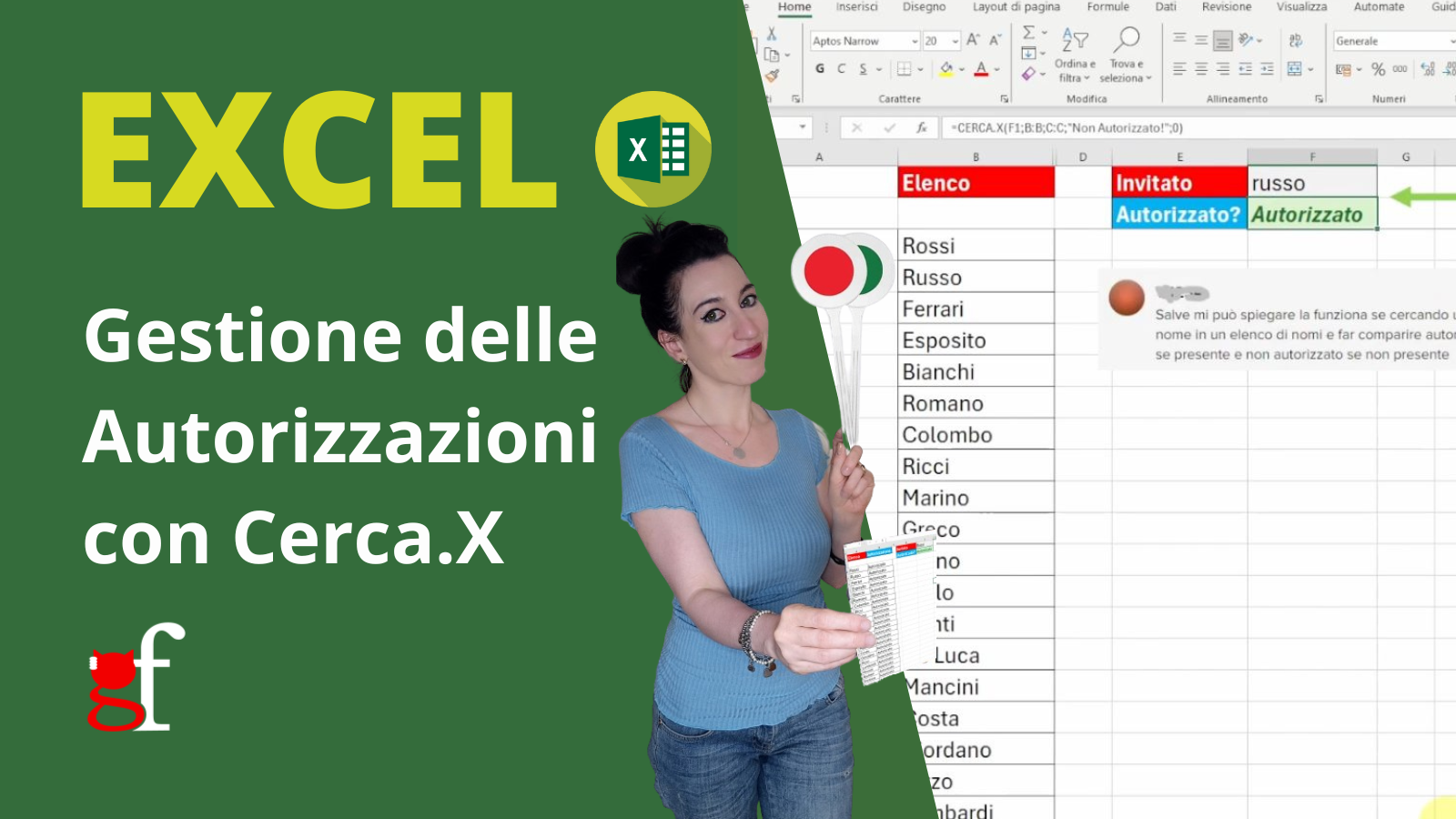 Gestione Autorizzazioni in Excel con Cerca.X