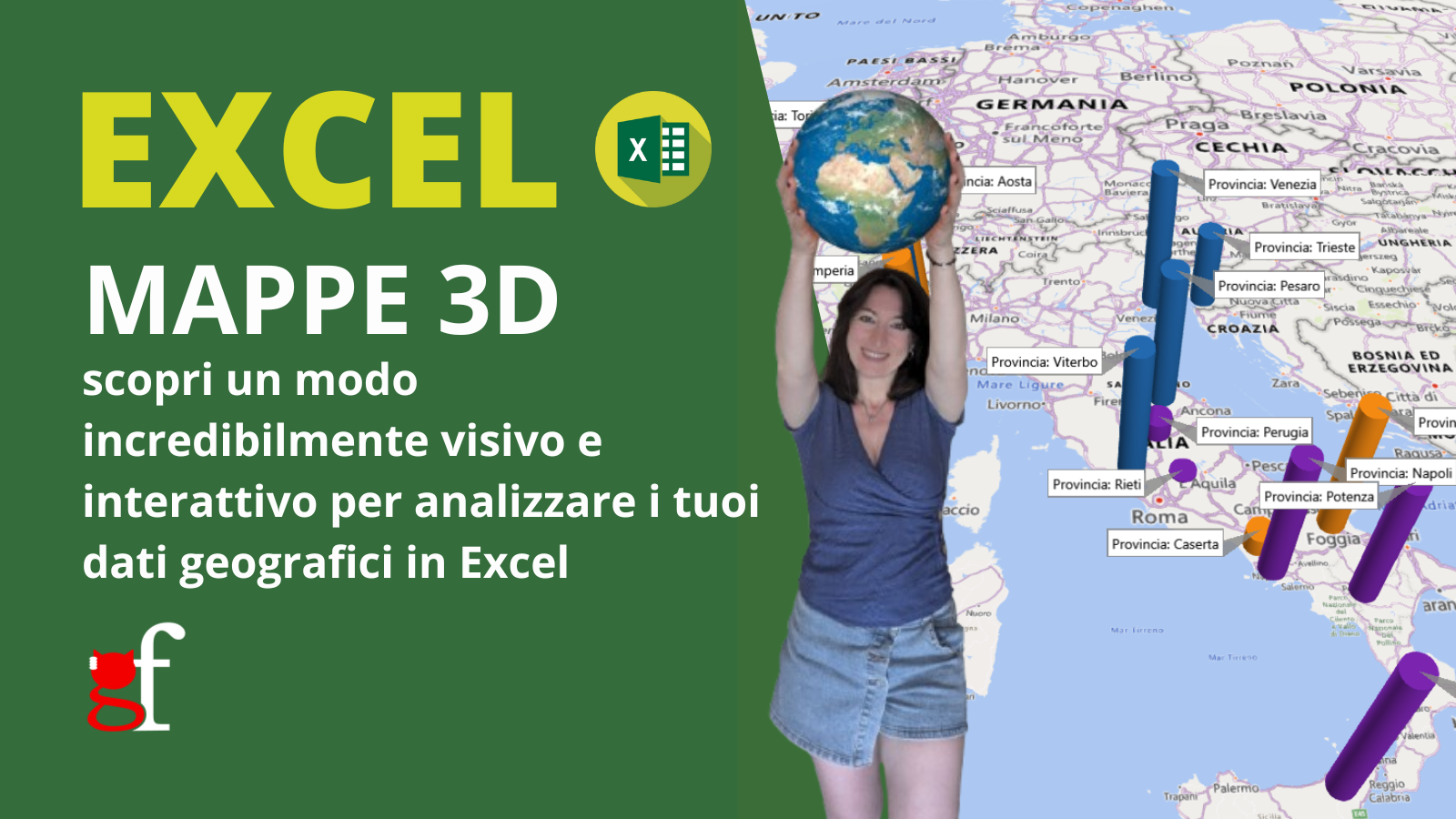 Guida Completa alle Mappe 3D di Excel