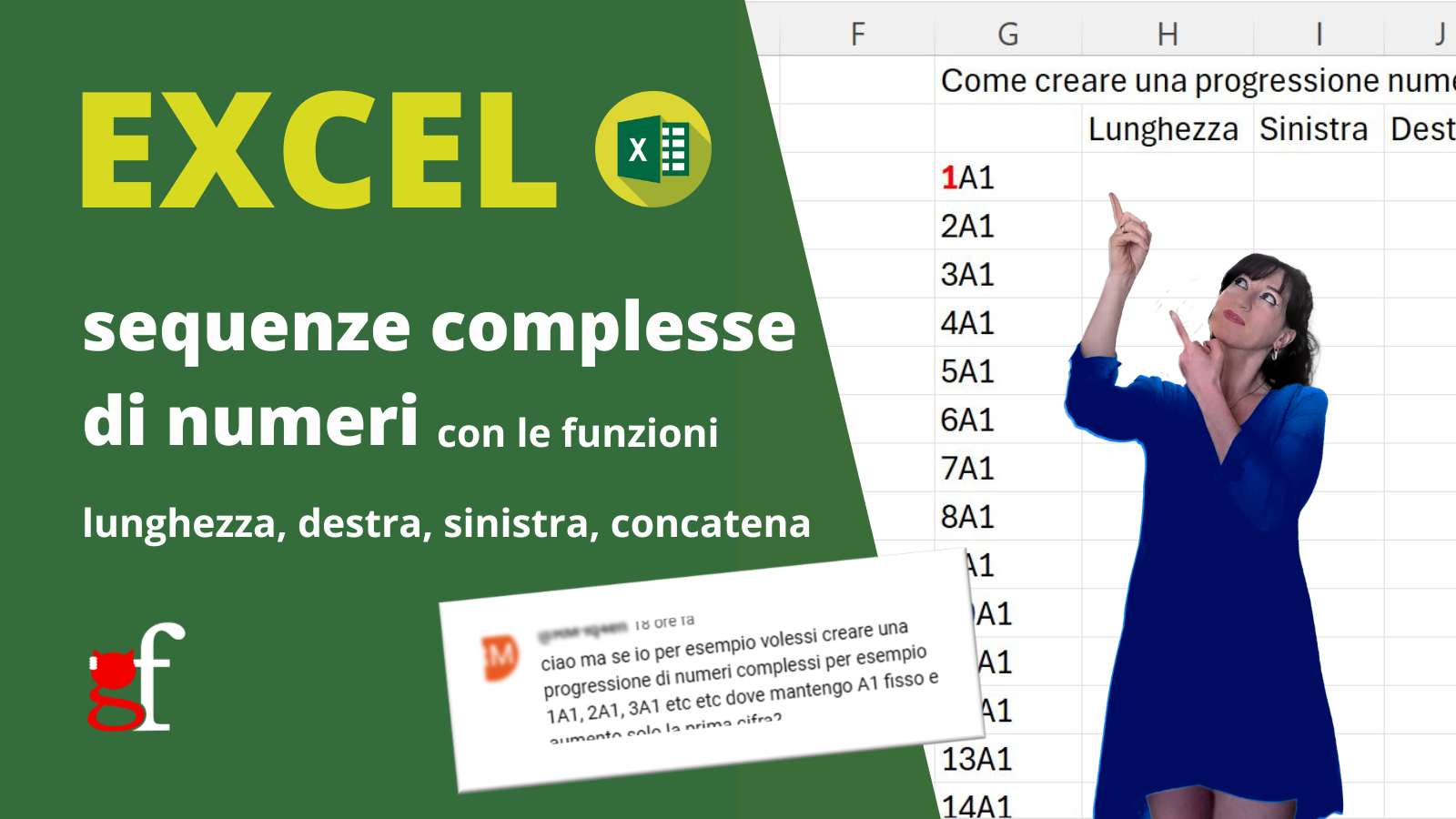 Scopri come creare una progressione numerica in Excel.